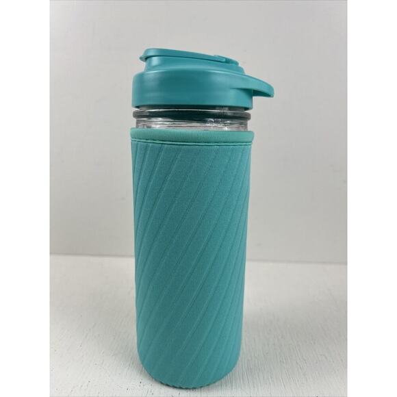 Masontops Mason Jar Hydration Kit Water Bottle - Turquoise - New In Box - Picture 3 of 6